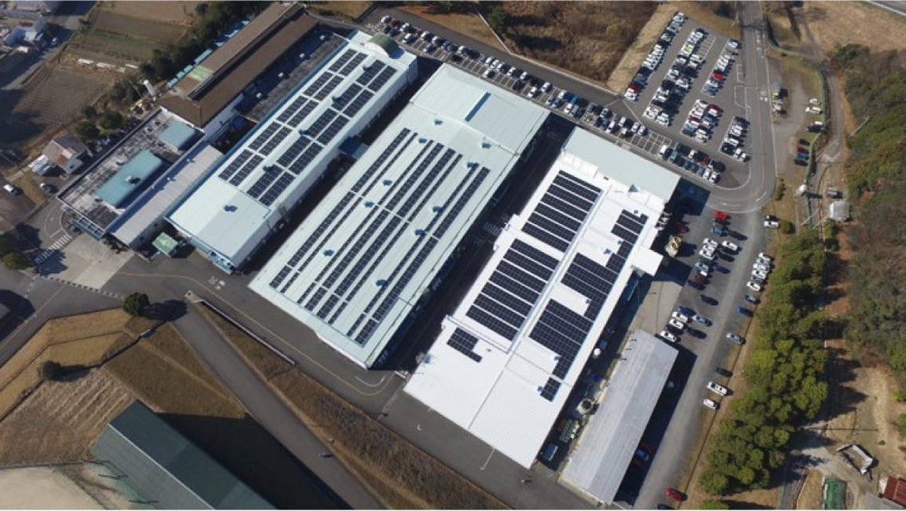 Ujitawara Factory Solar Panels