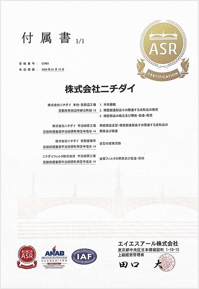 ISO 14001:2025 Certificate